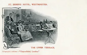 Hospitality Prints: St. Ermin's Hotel, Westminster, London - The Upper Terrace
