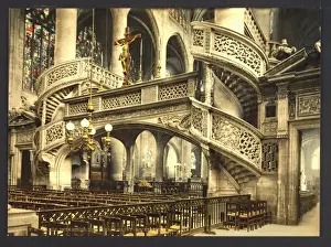 St. Etienne-du-Mont, church interior, Paris, France