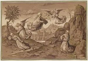 1182 Prints: St Francis Assisi Vision