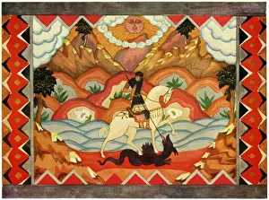 St George and the dragon