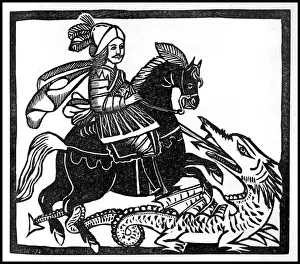 Throat Prints: St George / Dragon / Roxburg