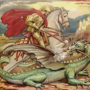 Images Dated 12th October 2007: St George slaying the Dragon