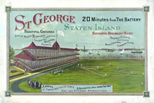 Staten Prints: St George Staten Island 20 minutes from the Battery