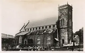 Crenellated Prints: St Georges Cathedral, Freetown, Sierra Leone, West Africa