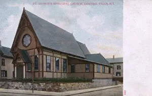Rhode Prints: St Georges Episcopal Church, Central Falls, RI, USA
