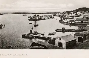 Bermudan Prints: St Georges and Harbour - Bermuda