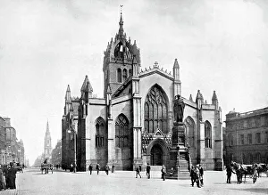Giles Prints: St Giles Cathedral, Edinburgh early 1900's