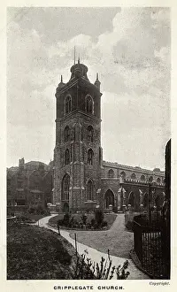 Barbican Prints: St Giles Cripplegate Church, London