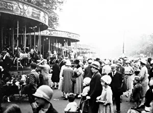Fairground Prints: St. Giles Fair, Oxford in 1924