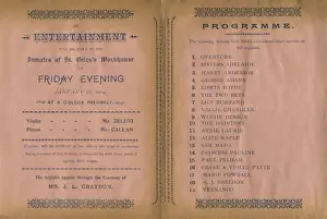Inmate Prints: St Giles Workhouse Concert Programme