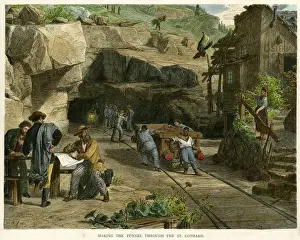 ST GOTHARD TUNNEL CONST