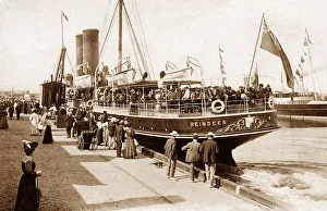Jersey Prints: St Helier, Guernsey boat, Jersey