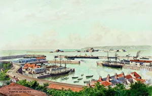 Channel Prints: St Helier Harbour, Jersey, Channel Islands