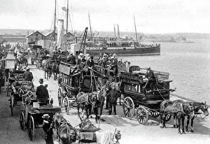 St. Helier Harbour, Jersey, early 1900s