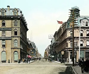 Montreal Prints: St. James Street, Montreal, Canada, Victorian period