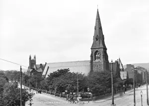 St Jamess Church and Cliftonville Road, Belfast