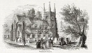 Images Dated 4th December 2019: St John the Baptist Church, Penshurst, Kent