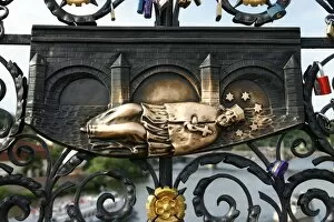 Images Dated 9th June 2012: St. John of Nepomuk (1345-1393). Relief. Prague. Czech Repu