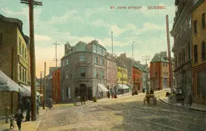 Quebec Prints: St John Street, Quebec, Canada