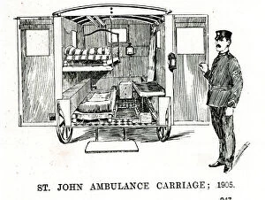 Images Dated 30th June 2021: St Johns Ambulance carriage