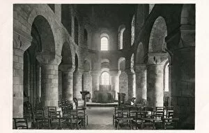 Arched Gallery: St Johns Chapel, White Tower, Tower of London