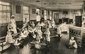 Nurses Prints: St Johns Childrens Home, Ipswich, Suffolk