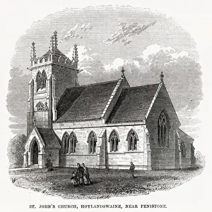 Johns Prints: St. Johns Church, Hoylandswaine, near Penistone, South Yorkshire, England