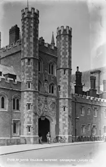 Stonework Prints: St. John's College Gateway