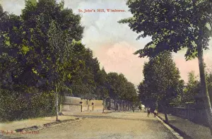 Johns Prints: St. Johns Hill, Wimborne Minster