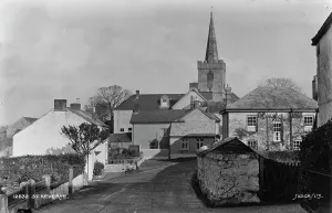 Steeple Prints: St. Keverne Village Scene