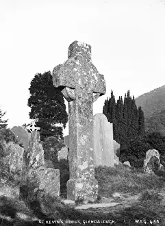 Glendalough Prints: St Kevins Cross, Glendalough
