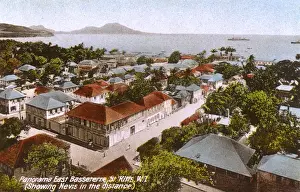 Nevis Prints: St. Kitts, West Indies - East Basseterre