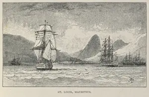 Darwin200 Prints: St. Louis, Mauritius illustration