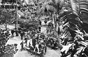 Honolulu Prints: St. Louis School Honolulu Hawaii before 1900