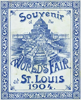 Exposition Collection: St. Louis World Fair, Missouri, USA - Souvenir Booklet Cover