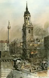 Churches Prints: St Magnus the Martyr church, London Bridge