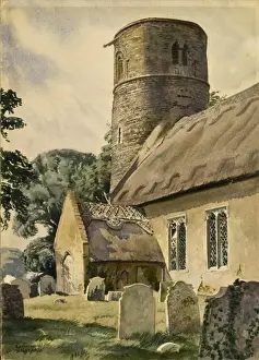 Grave Stones Prints: St Margarets Church, Herringfleet, Suffolk