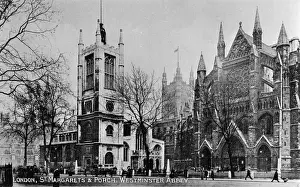 Porch Prints: St Margarets Church and Westminster Abbey, London