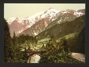 Marie Prints: St. Marie bridge, Chamonix Valley, France