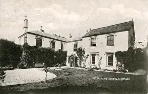 Sidmouth Prints: St Martins School, Sidmouth, Devon