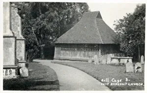 Images Dated 3rd July 2020: St. Mary the Virgin Church, East Bergholt, Suffolk - Bell Cage