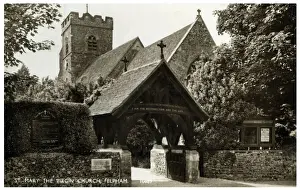Feltham Prints: St. Mary the Virgin Church, Feltham, Midldesex, England