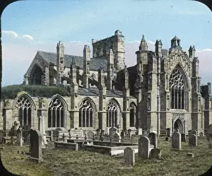 St. Marys Abbey, Melrose, Roxburghshire, Scotland