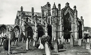 Images Dated 16th March 2016: St Marys Abbey, Melrose, Roxburghshire, Scotland