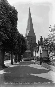 Steeple Prints: St. Mary's Church and Causeway
