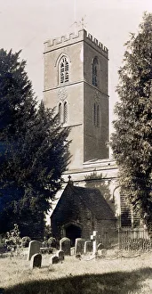 Churchyard Prints: St Mary's Church, Charlbury, Oxfordshire
