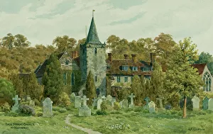 Churchyard Prints: St Mary's Church, Easebourne, Midhurst, Sussex