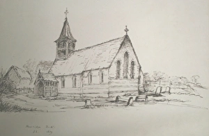 Images Dated 26th October 2011: St Marys Church, Hawridge, Buckinghamshire