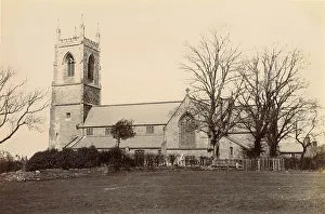 Grade Prints: St Mary's Church, Lymm, Cheshire, now a Grade II listed building. Date: circa 1889