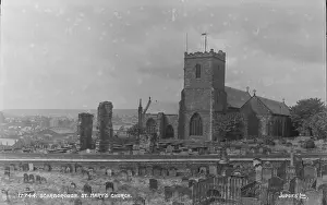 Gravestones Prints: St. Mary's Church in Scarborough